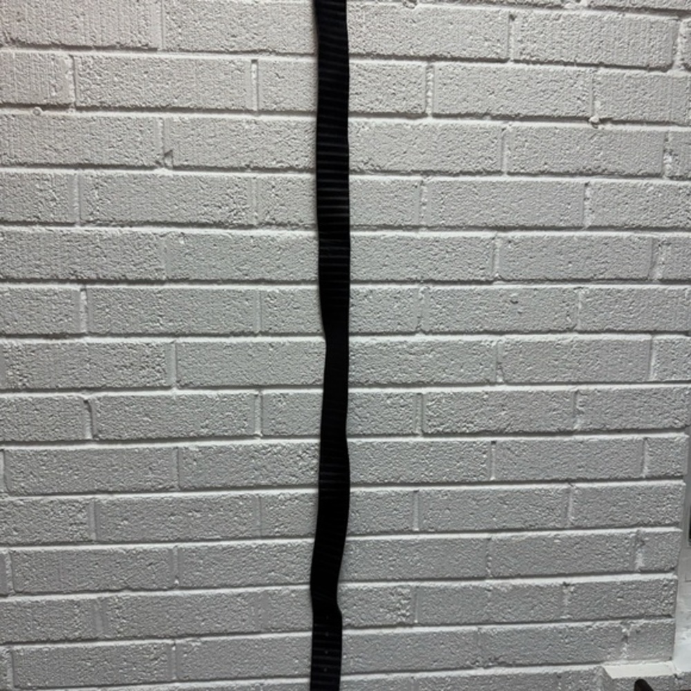 Fabio Corti Black Leather Belt